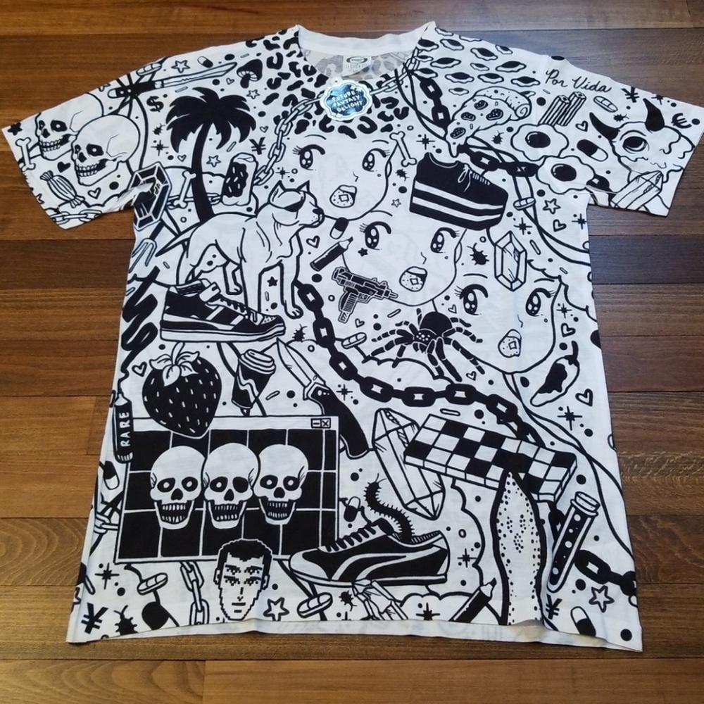 Black & White Graphic Tee